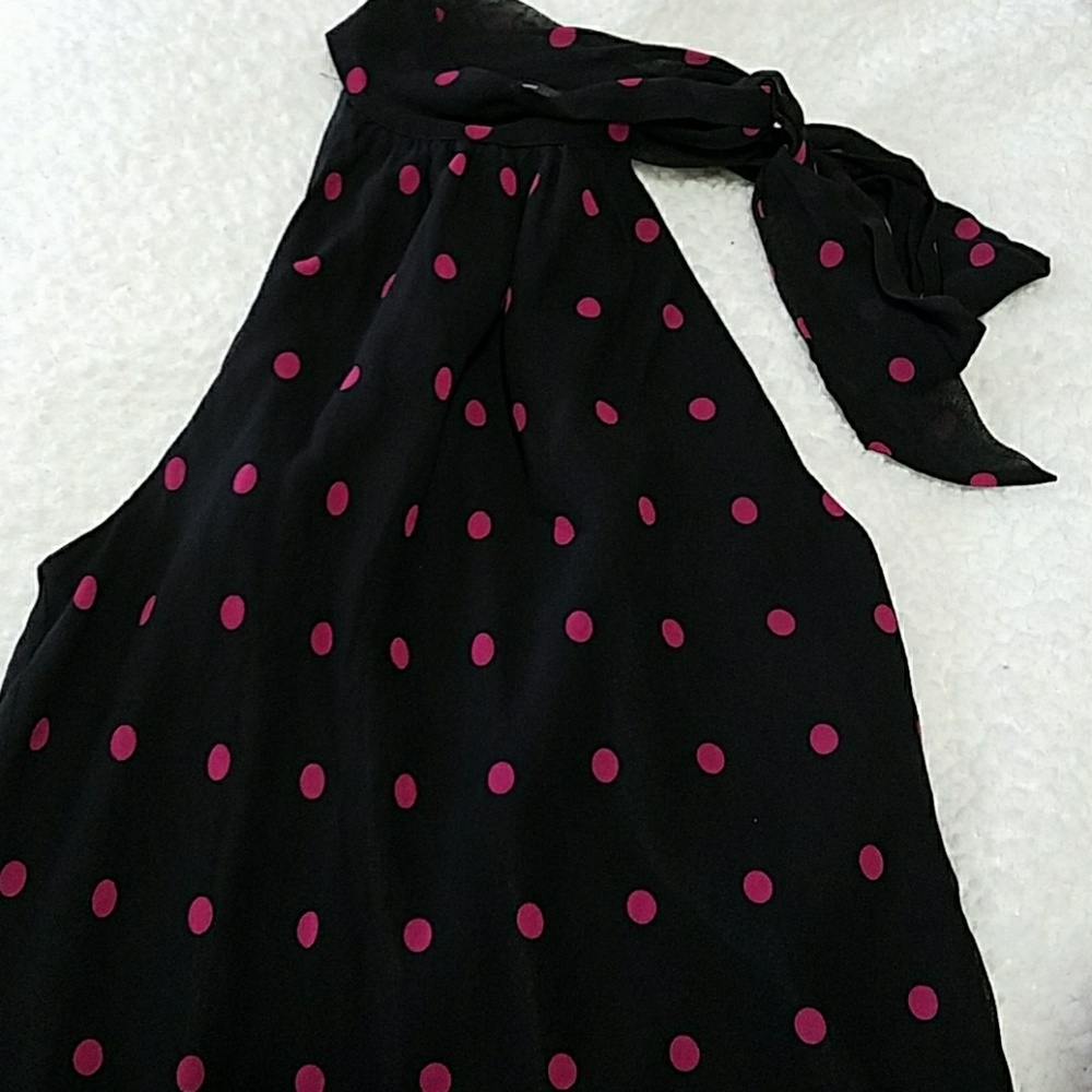 Express Polka Dot Tunic Top